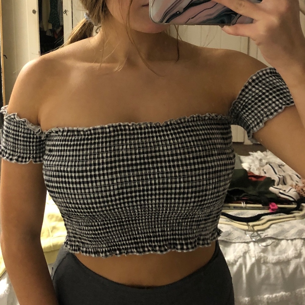 Pacsun Off the Shoulder Crop Top